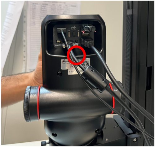 On/Off button location